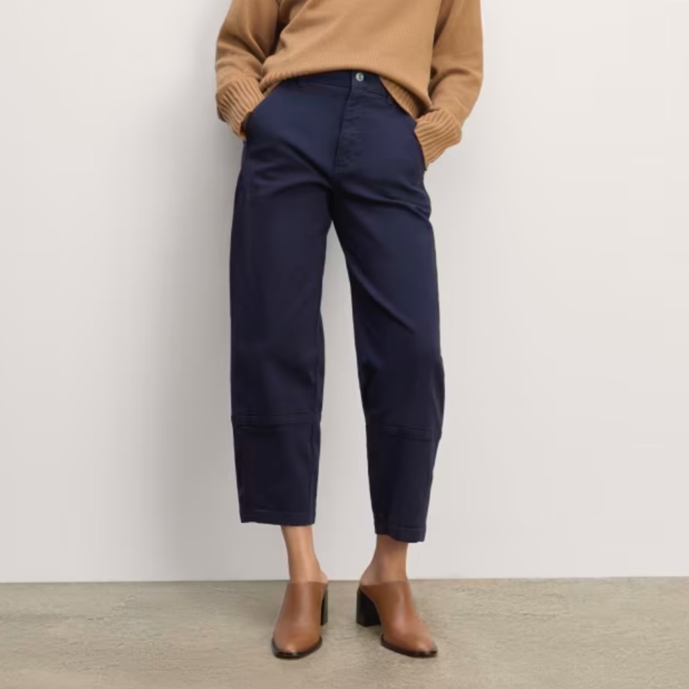 Everlane Utility Barrel Pant, Navy, Size 12, EUC